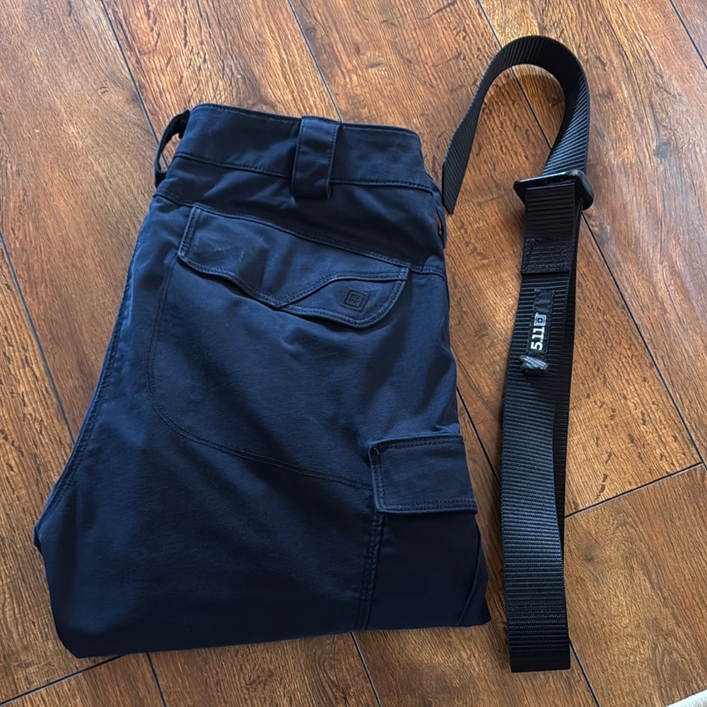5.11 Tactical Black Cargo Pants Relaxed Fit